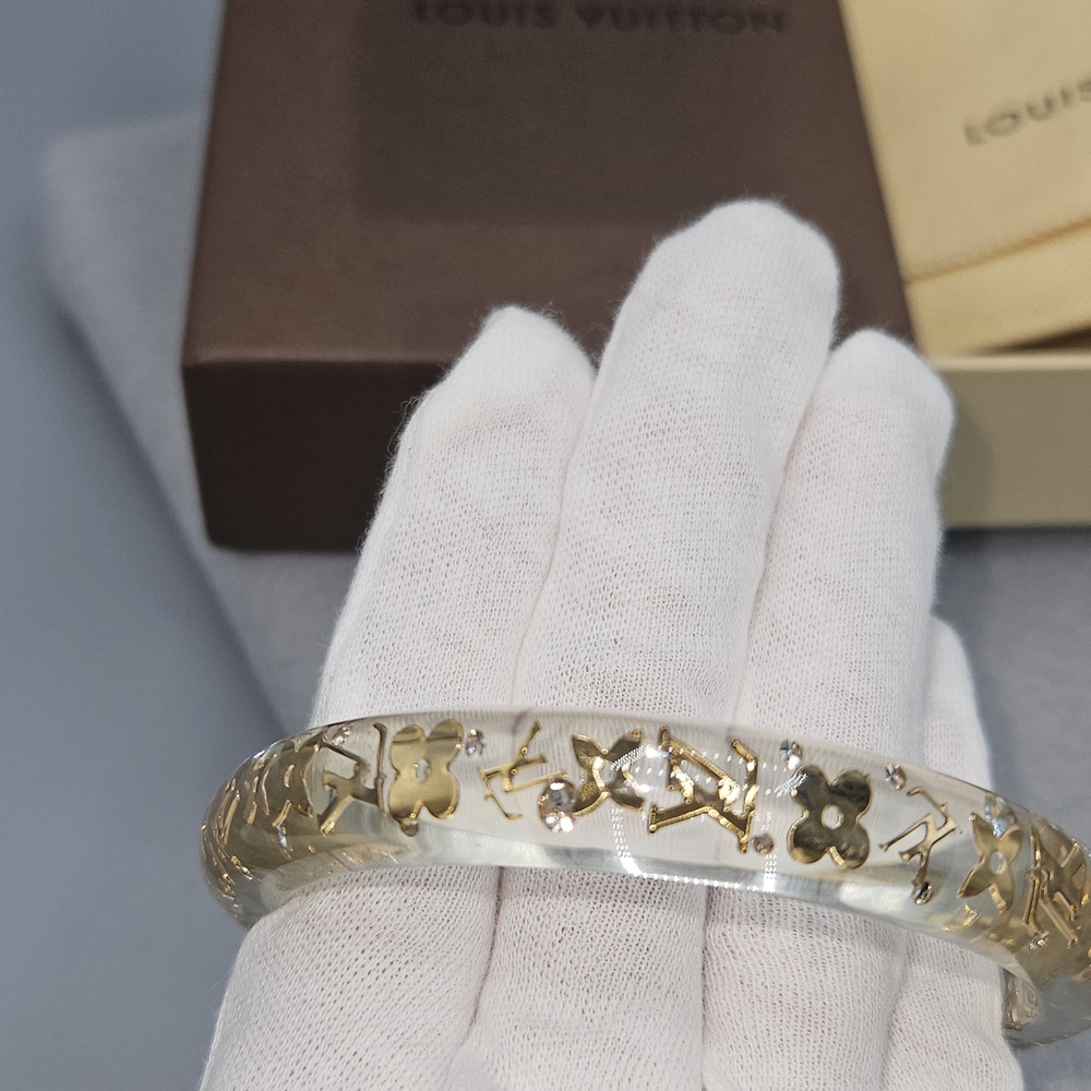 Louis Vuitton Gold Inclusion Bracelet - Picture 3 of 4